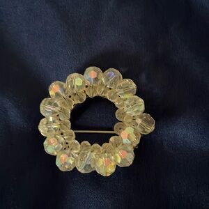 Crystal brooch